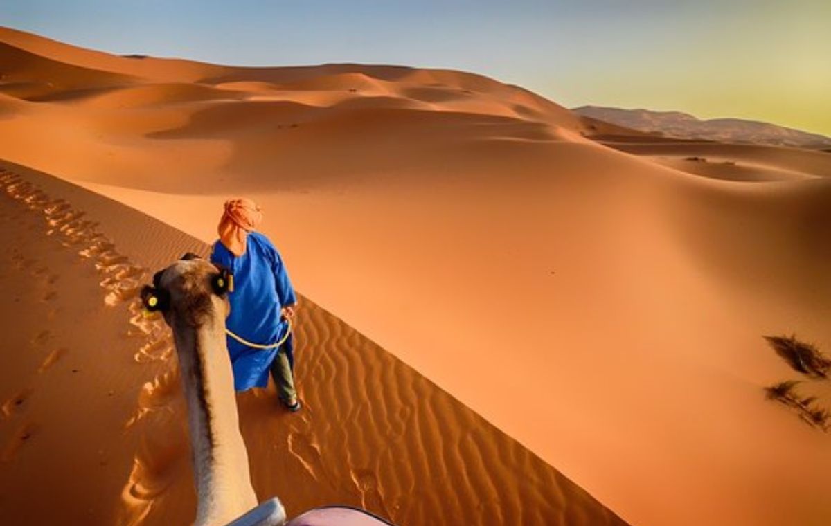 Chegaga desert dunes in Morocco