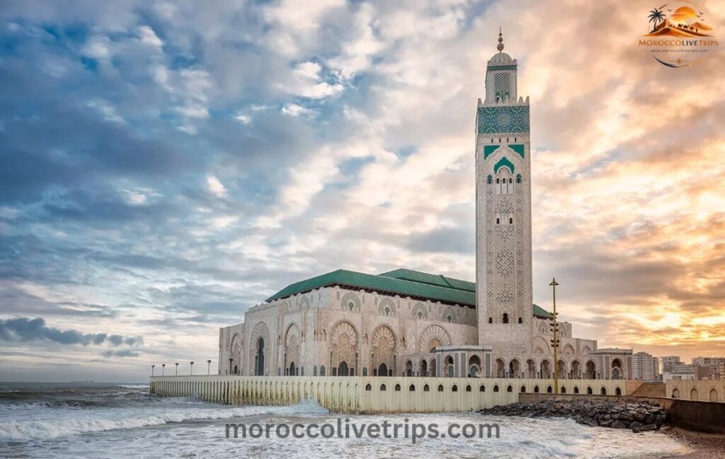 Casablanca Morocco 14 day tour day 1 Hassan II Mosque