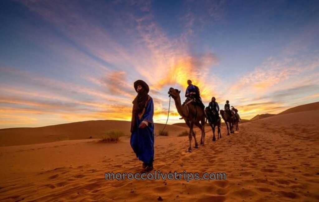 Morocco Photography Desert Tour in Erg Chebbi dunes at sunrise