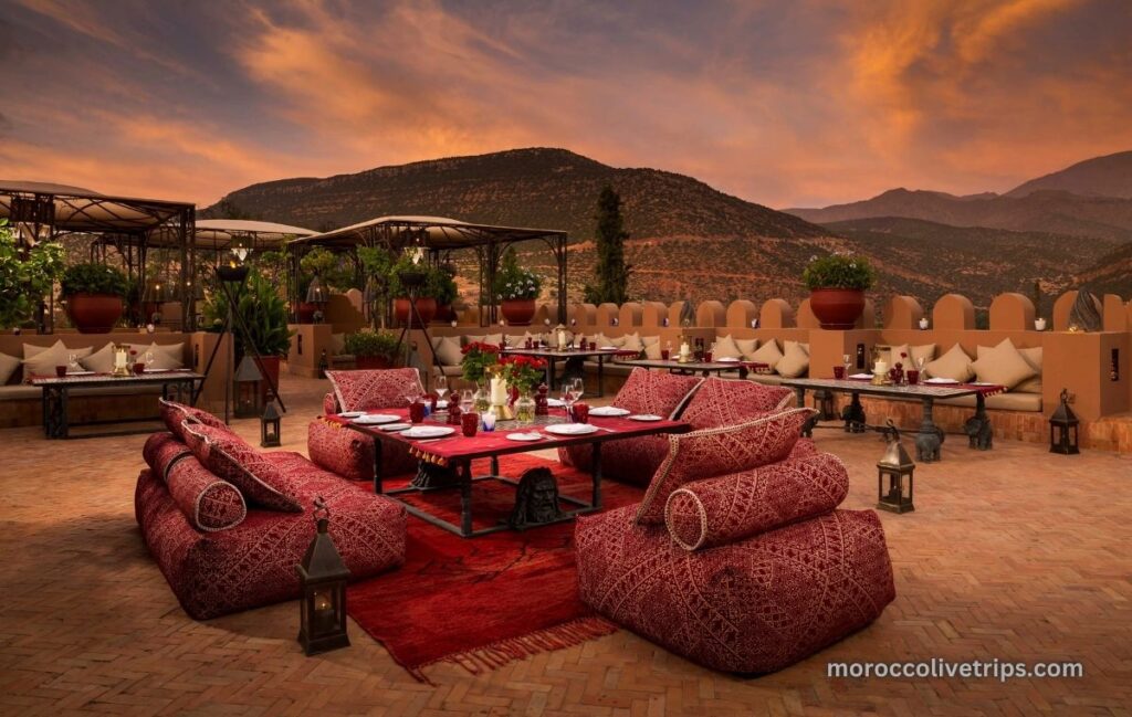 luxury morocco tour from uk private 5 star riad marrakech courtyard