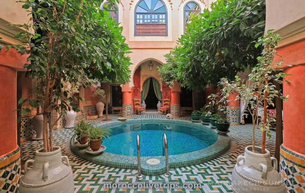 Boutique riad near Bahia Palace Kasbah district Marrakech
